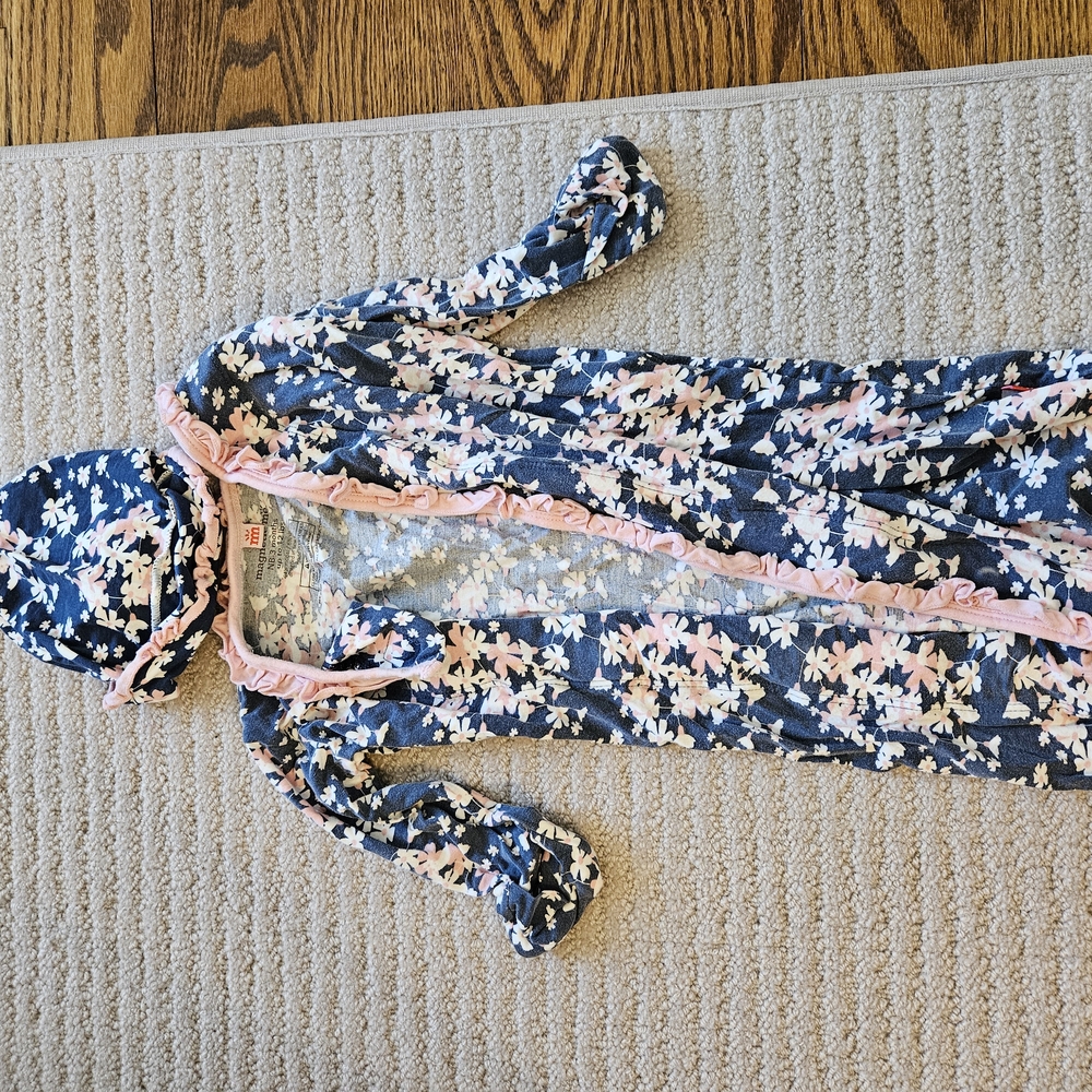 Magnetic Me Floral Baby Sleep Gown with Hat
